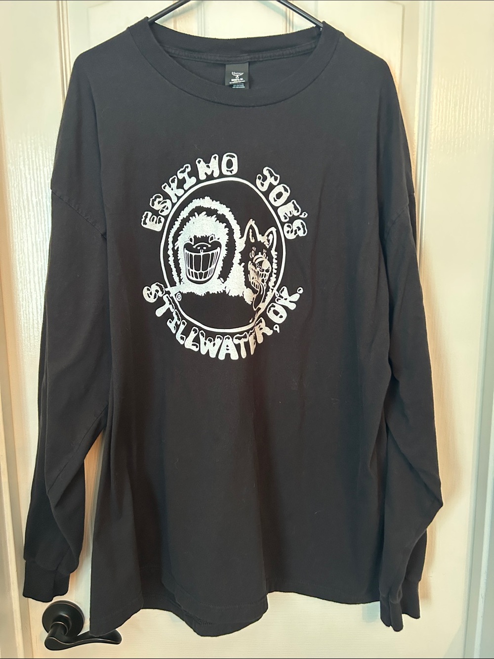 Eskimo Joe's Stillwater Oklahoma Long Sleeve Black Shirt Size 2XL